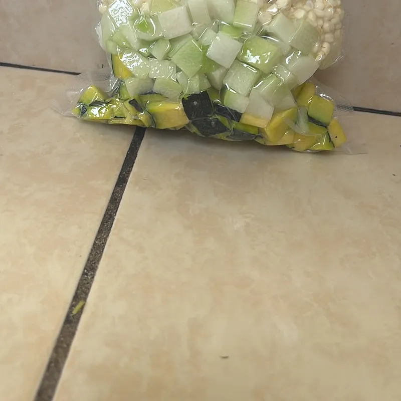 Picadillo de chayote con ayote